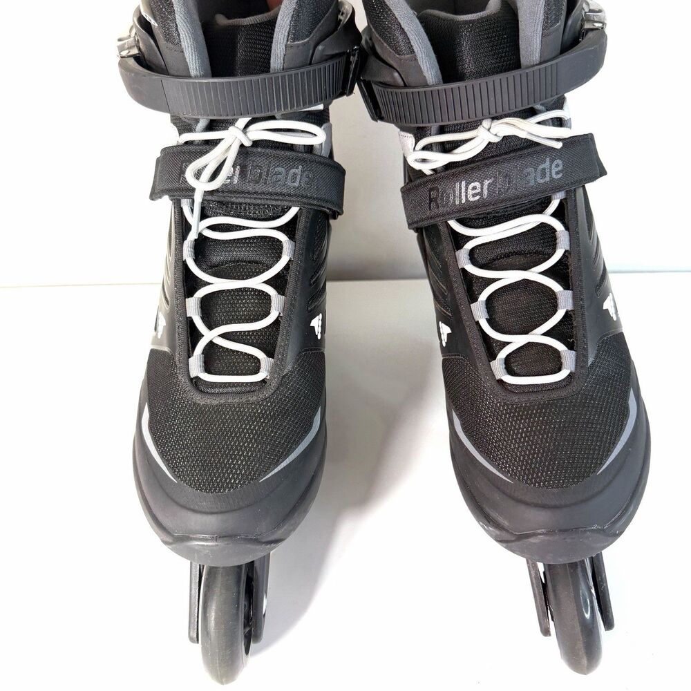 Rollerblade Zetrablade Inline Skates Mens 11 Black Performance Athletic Outdoor - Picture 4 of 10